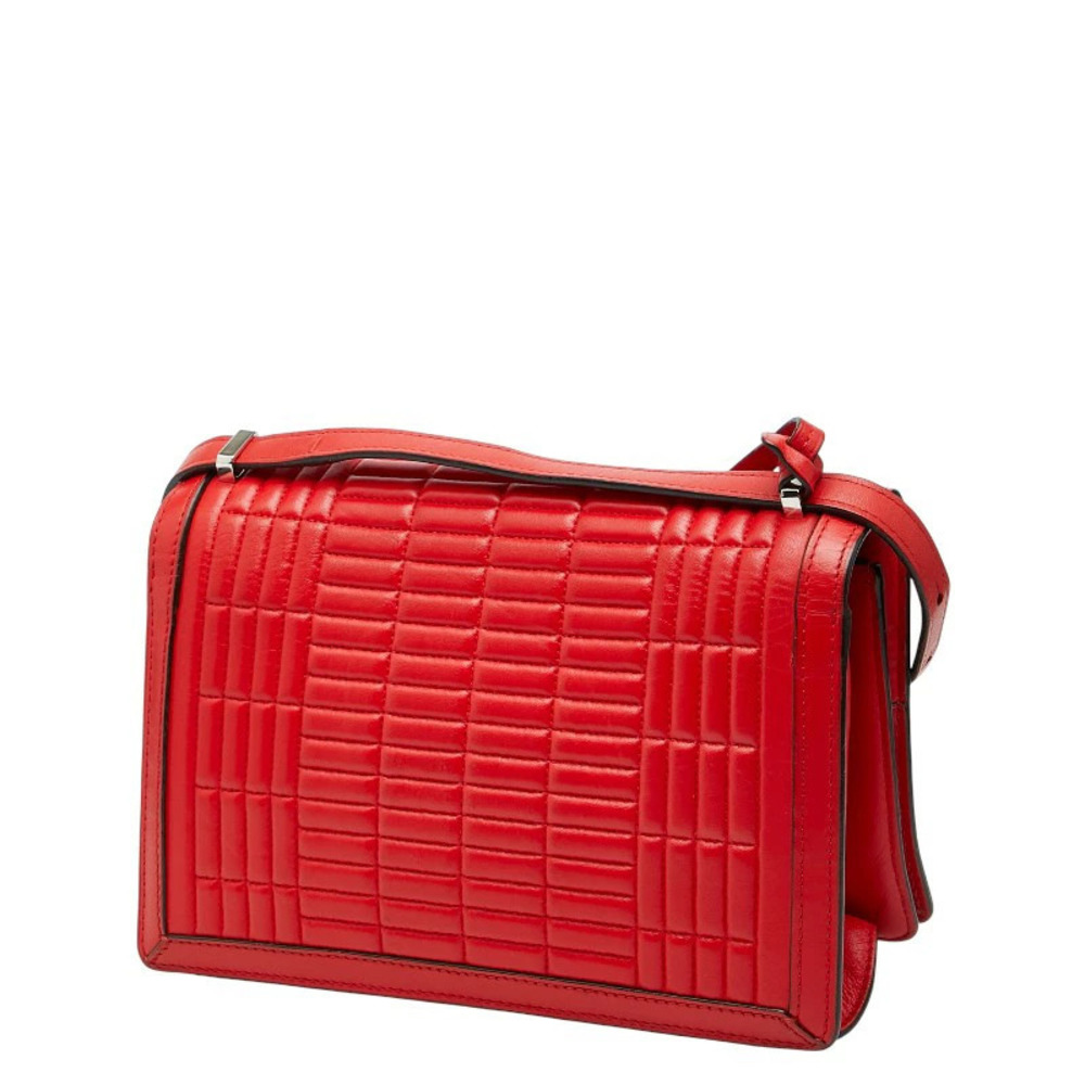 Loewe Barcelona Crossbody Shoulder Bag Red Leather - Picture 2 of 10